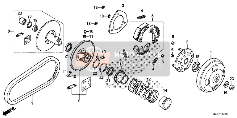 22535K40F00, Juego De Contrapeso,  Embr, Honda, 0